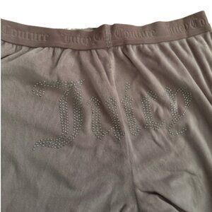 Juicy Couture Soft Velour Wide Leg Pajama Pants Light Dusty Lavender Size M